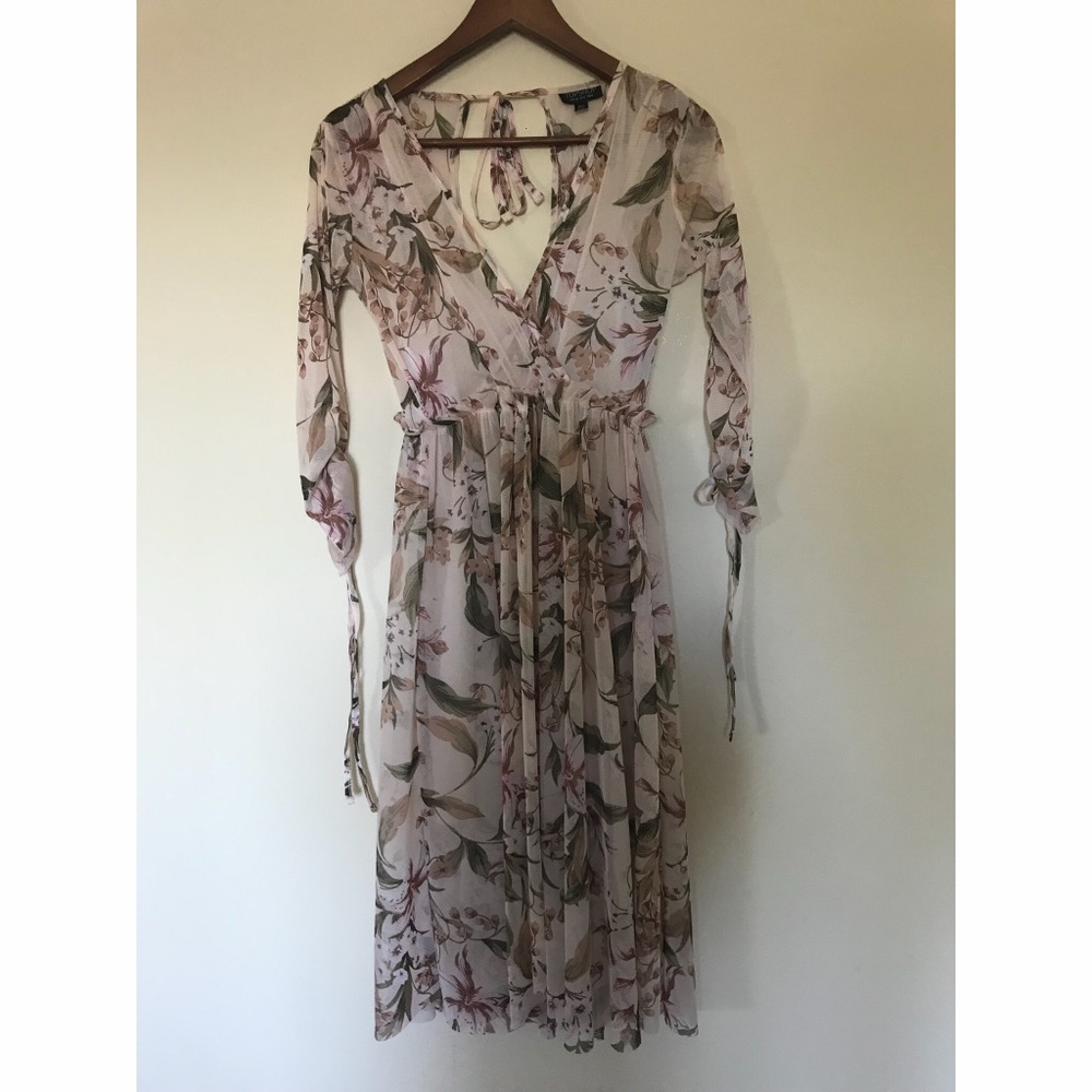 Light Pink Floral Dress